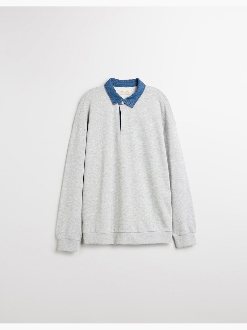Polo Felpa, MO Fashion Gris - Kiabi