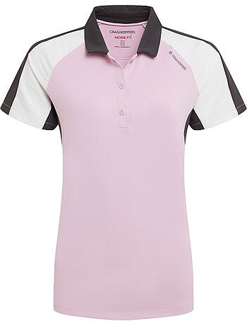 Polo hazelmere de nosilife de manga corta golf para mujer - craghoppers