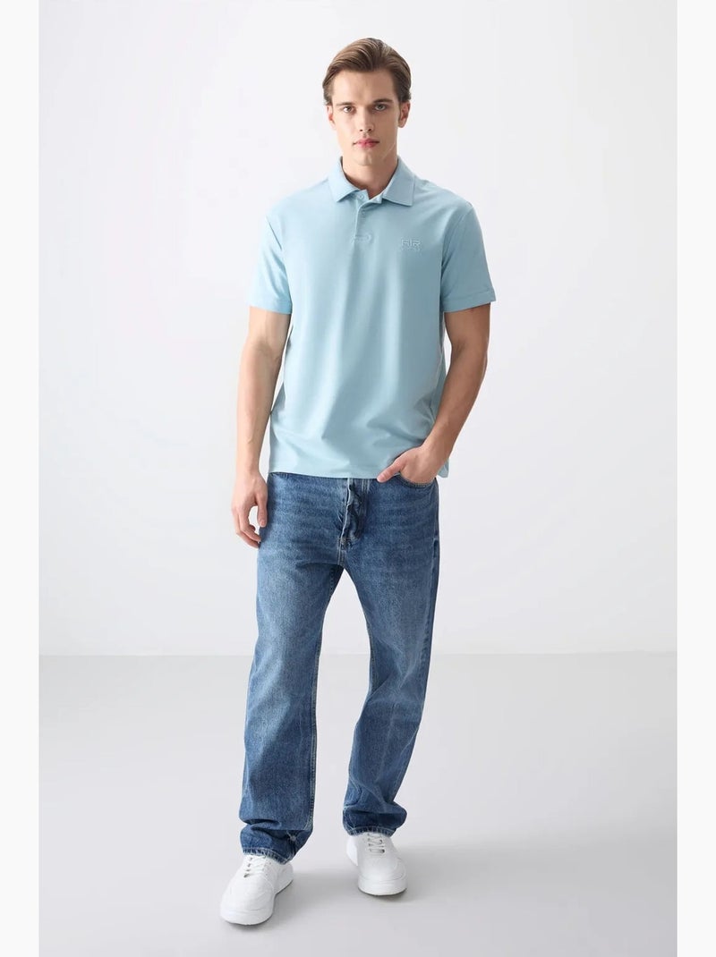Polo holgado tommy Azul cielo - Kiabi