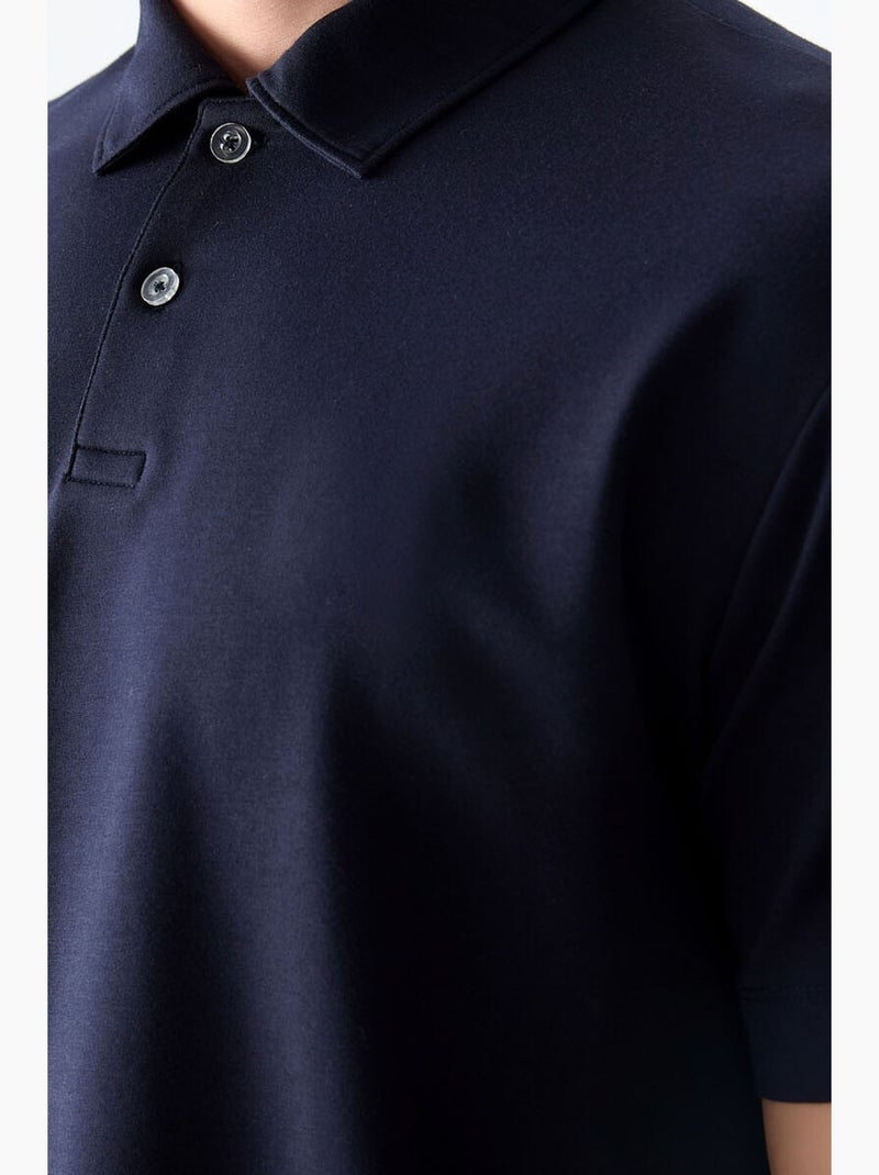 Polo holgado tommy Azul marino - Kiabi