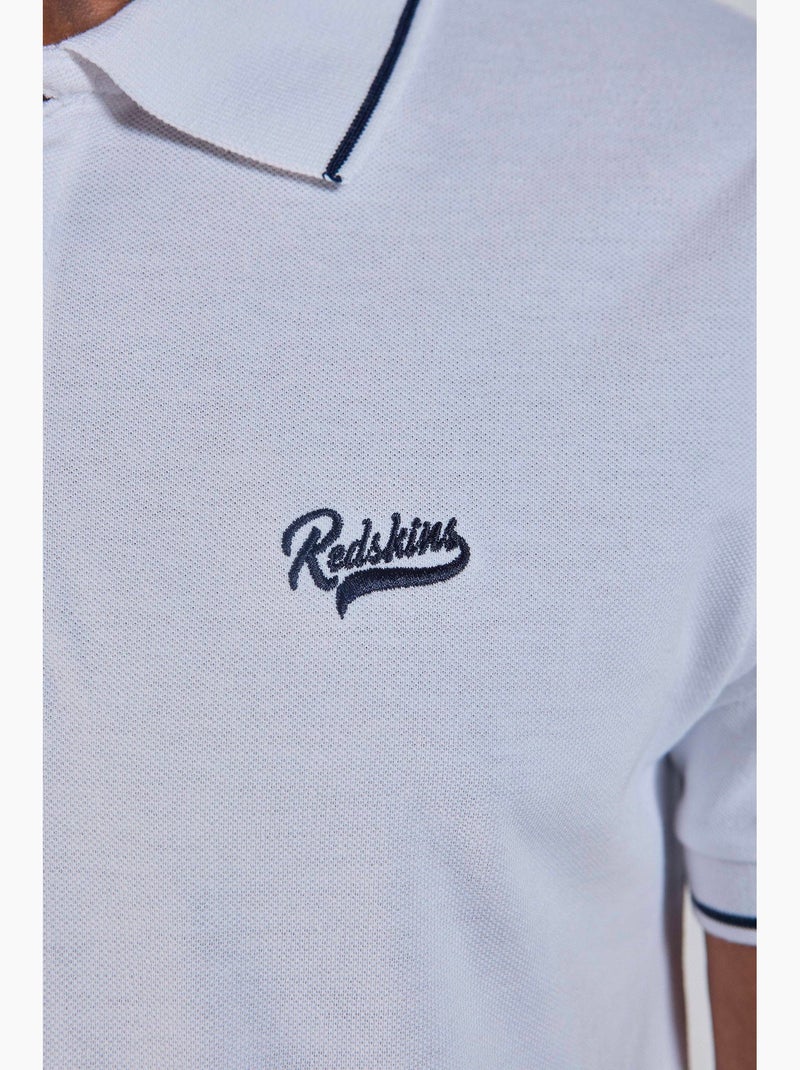 Polo Hombre Redskins Blanco - Kiabi