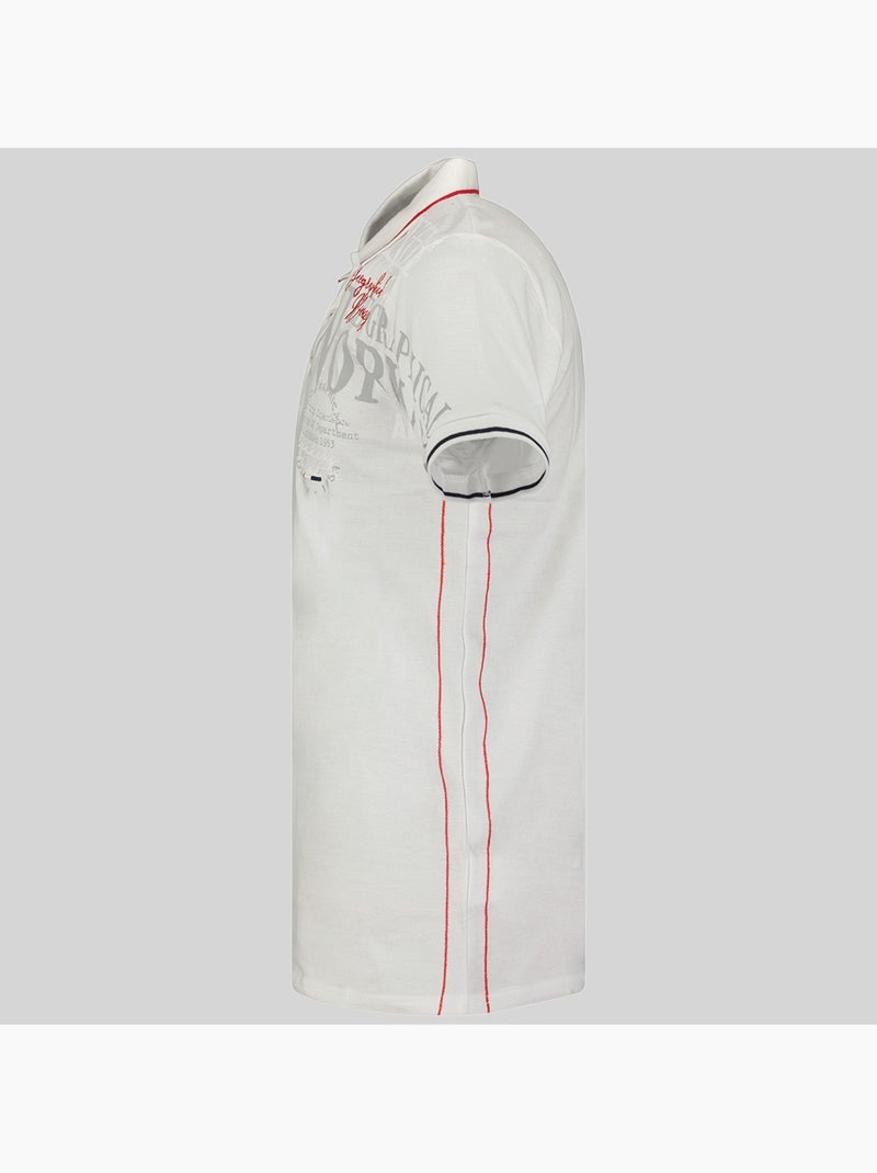 Polo kadventure – geographical norway Blanco - Kiabi