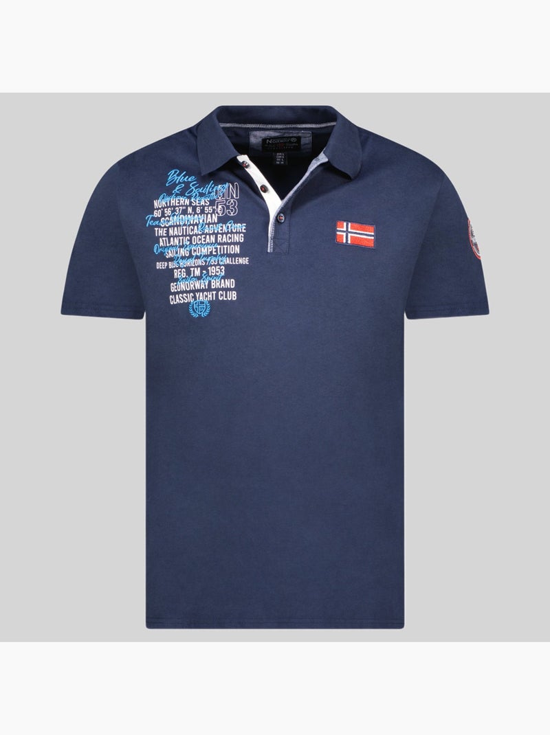 Polo kancre – geographical norway Azul marino - Kiabi