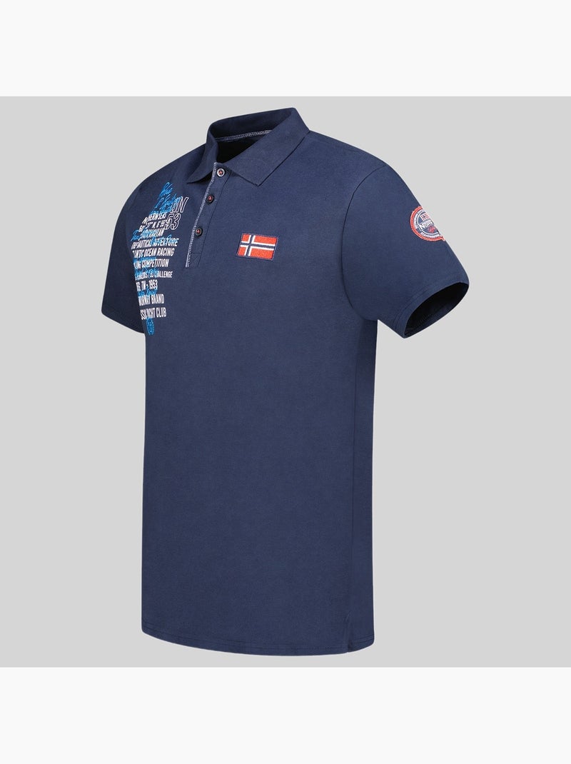 Polo kancre – geographical norway Azul marino - Kiabi