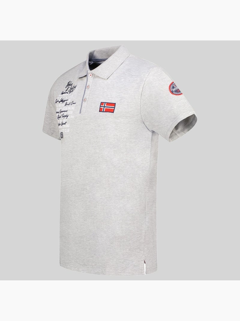 Polo kancre – geographical norway Gris claro - Kiabi