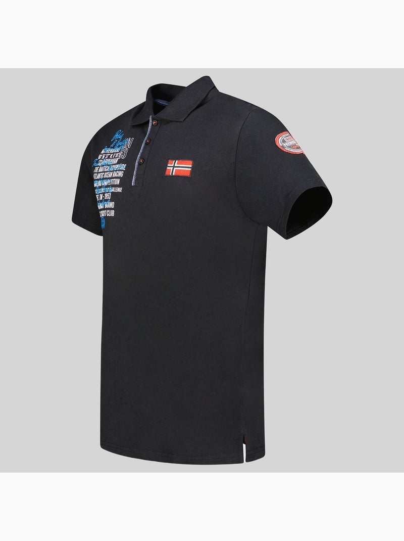 Polo kancre – geographical norway Negro - Kiabi