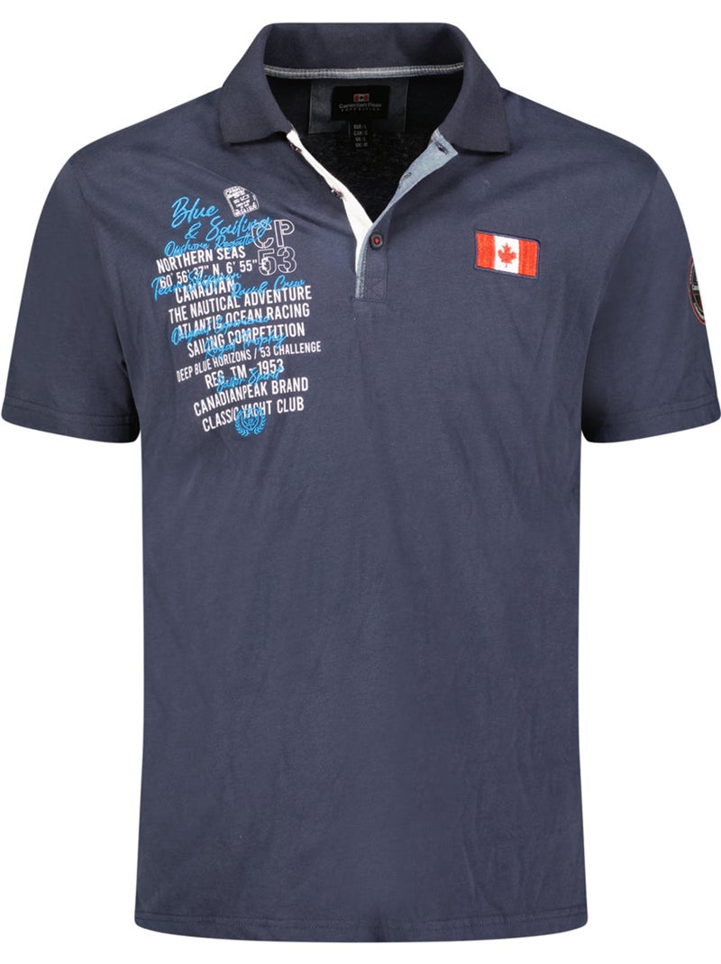 Polo kancreak – canadian peak Azul marino - Kiabi