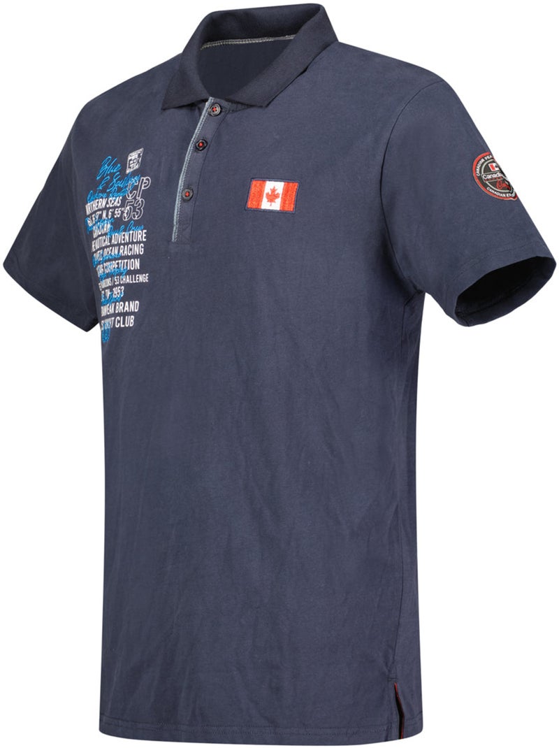 Polo kancreak – canadian peak Azul marino - Kiabi