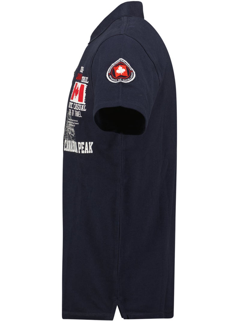 Polo kantrail – canadian peak Azul marino - Kiabi