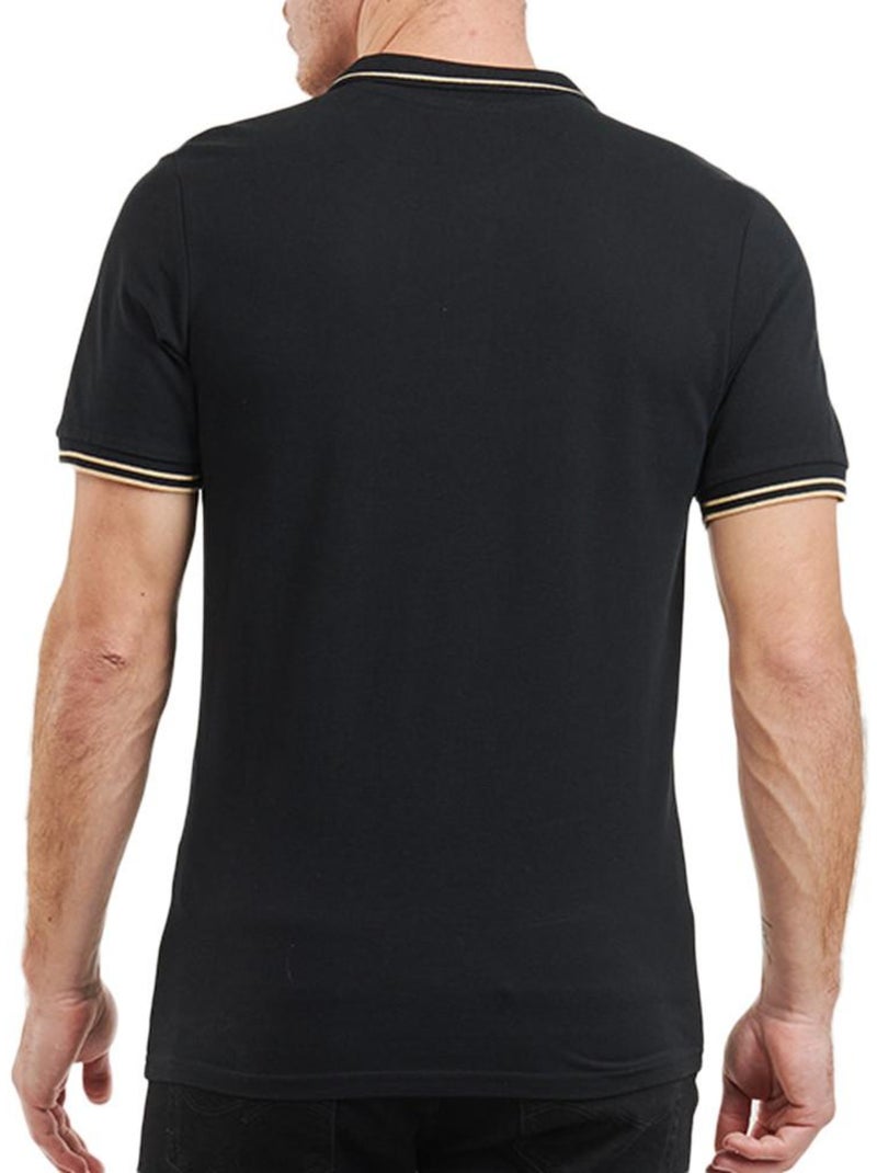 Polo Kappa para Hombre Negro - Kiabi
