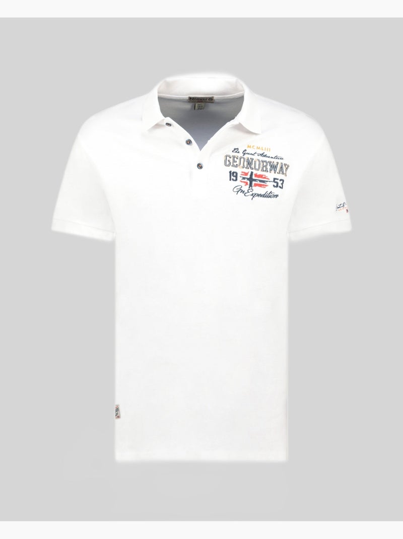 Polo kapuccino – geographical norway Blanco - Kiabi