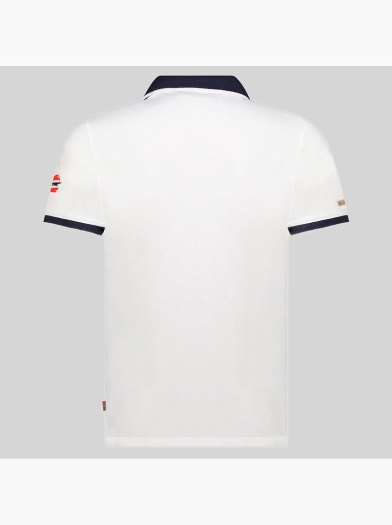 Polo kara – geographical norway Blanco - Kiabi