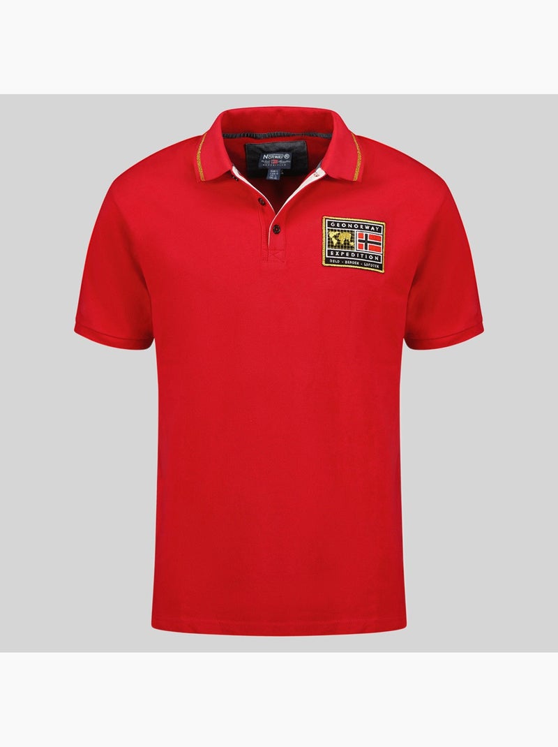 Polo karite – geographical norway Rojo - Kiabi