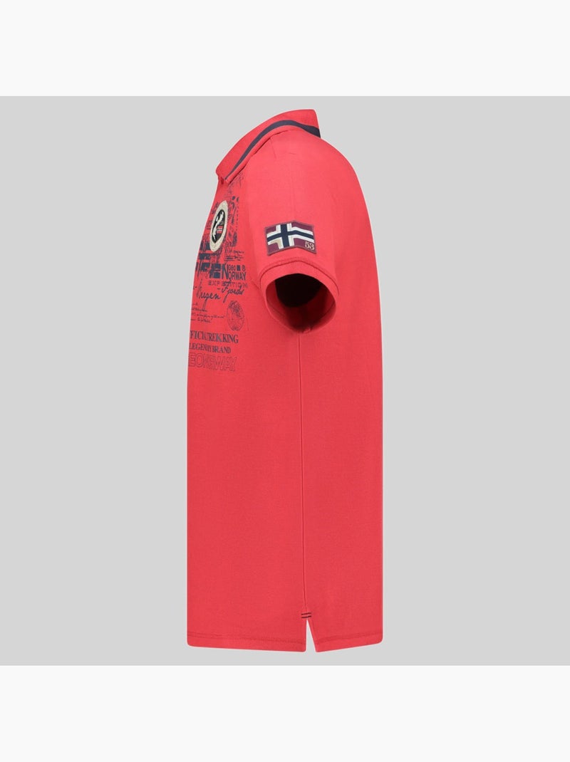 Polo karuen – geographical norway Rojo - Kiabi