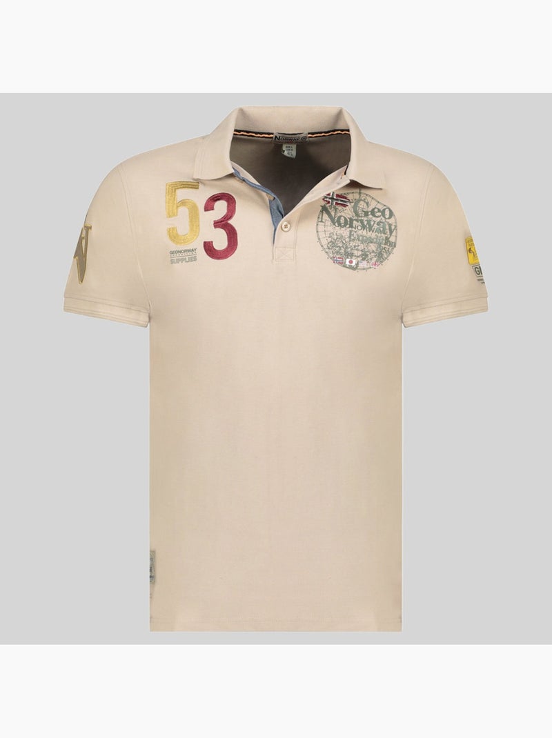 Polo kelan – geographical norway Beige - Kiabi