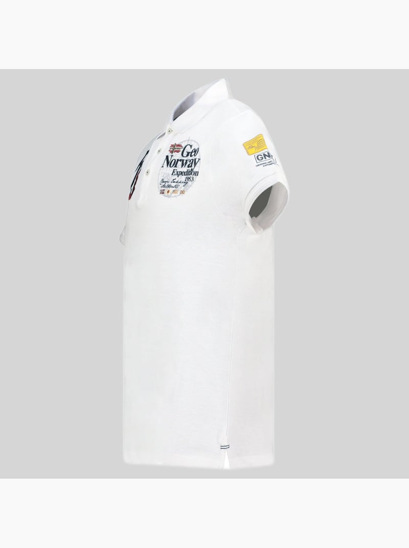 Polo kelan – geographical norway Blanco - Kiabi