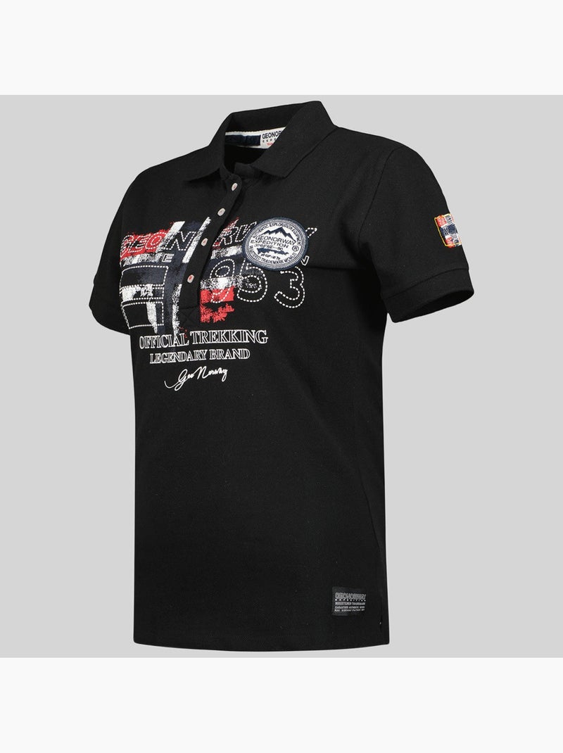 Polo kerry – geographical norway Negro - Kiabi