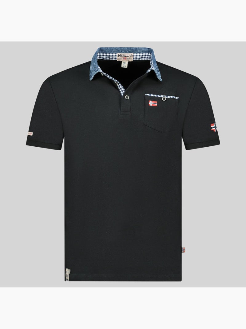 Polo kerwin – geographical norway Negro - Kiabi