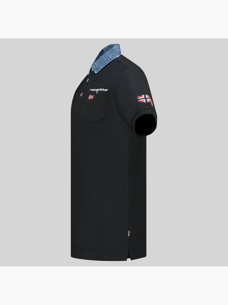 Polo kerwin – geographical norway Negro - Kiabi