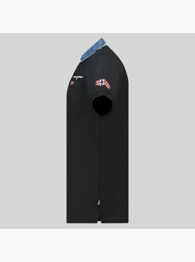 Polo kerwin – geographical norway Negro - Kiabi