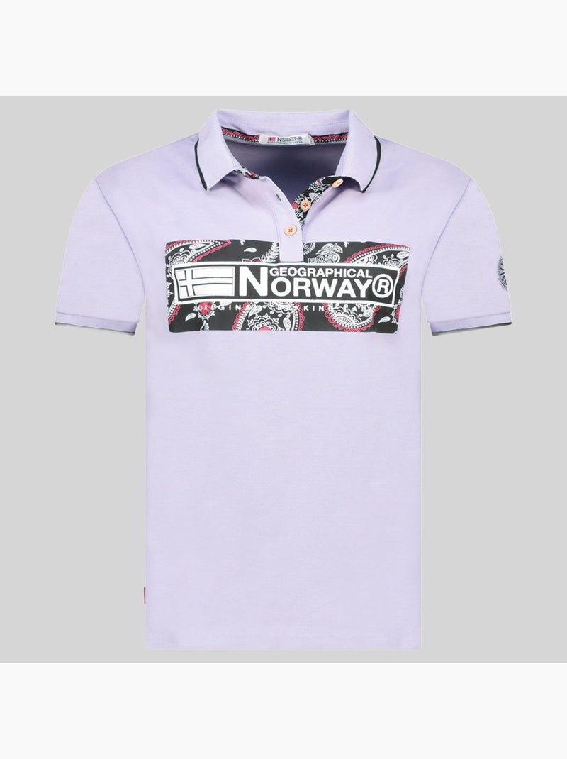 Polo kesley – geographical norway Malva lila - Kiabi