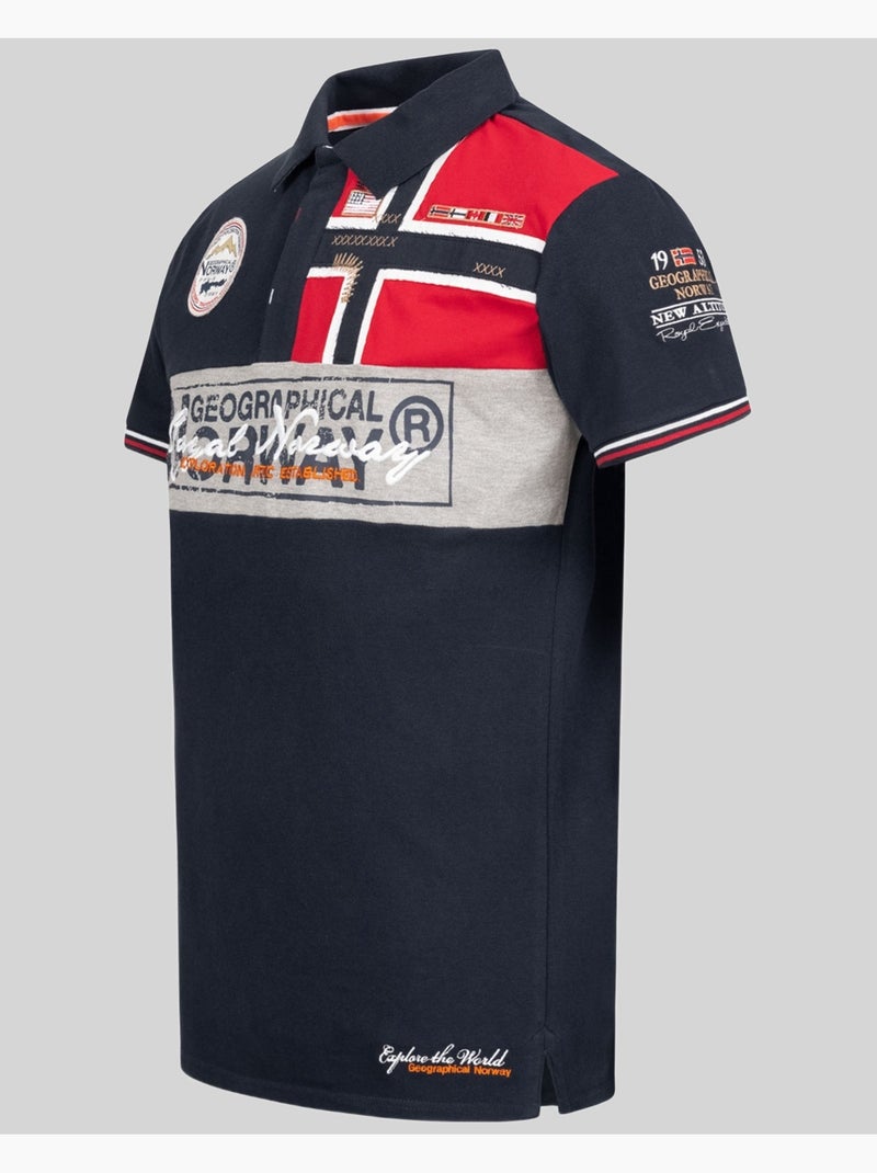Polo kidney – geographical norway Azul marino - Kiabi
