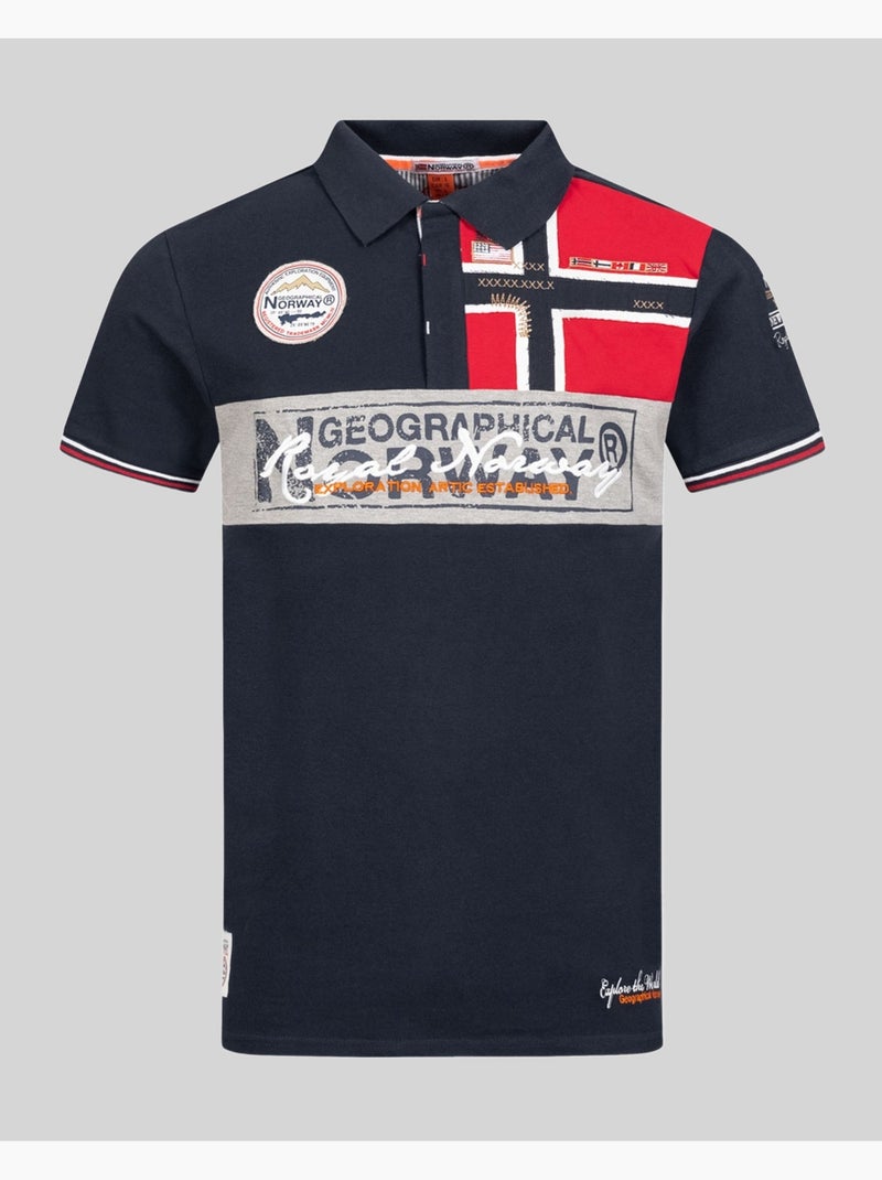 Polo kidney – geographical norway Azul marino - Kiabi