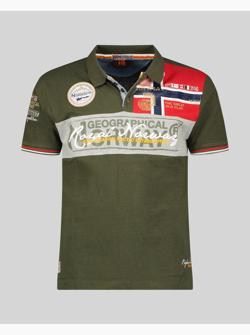 Polo kidney – geographical norway Caqui - Kiabi