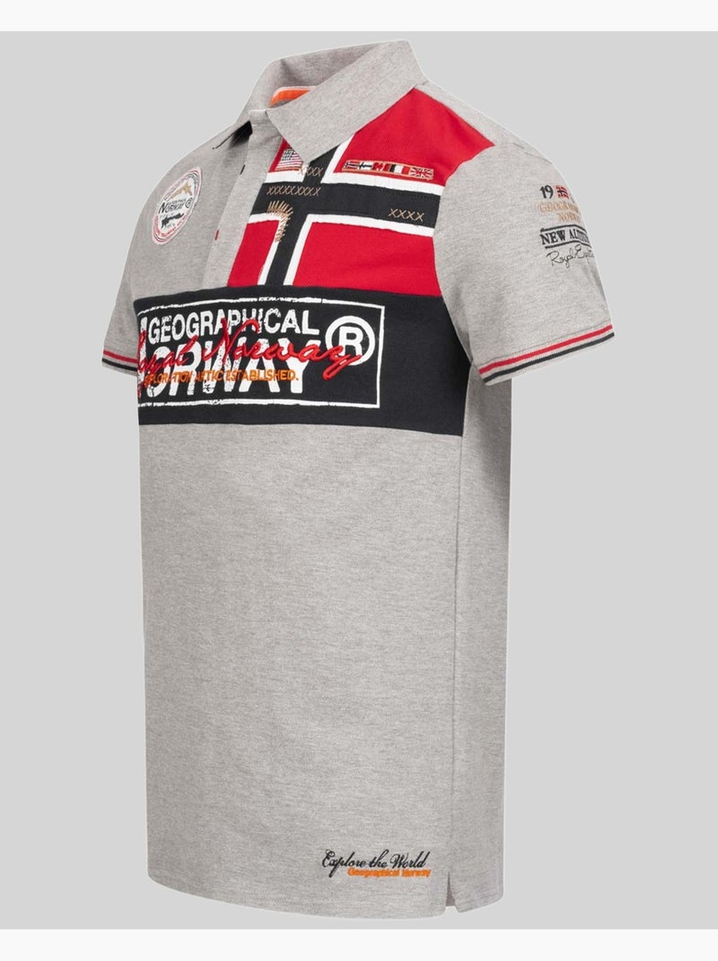 Polo kidney – geographical norway Gris claro - Kiabi
