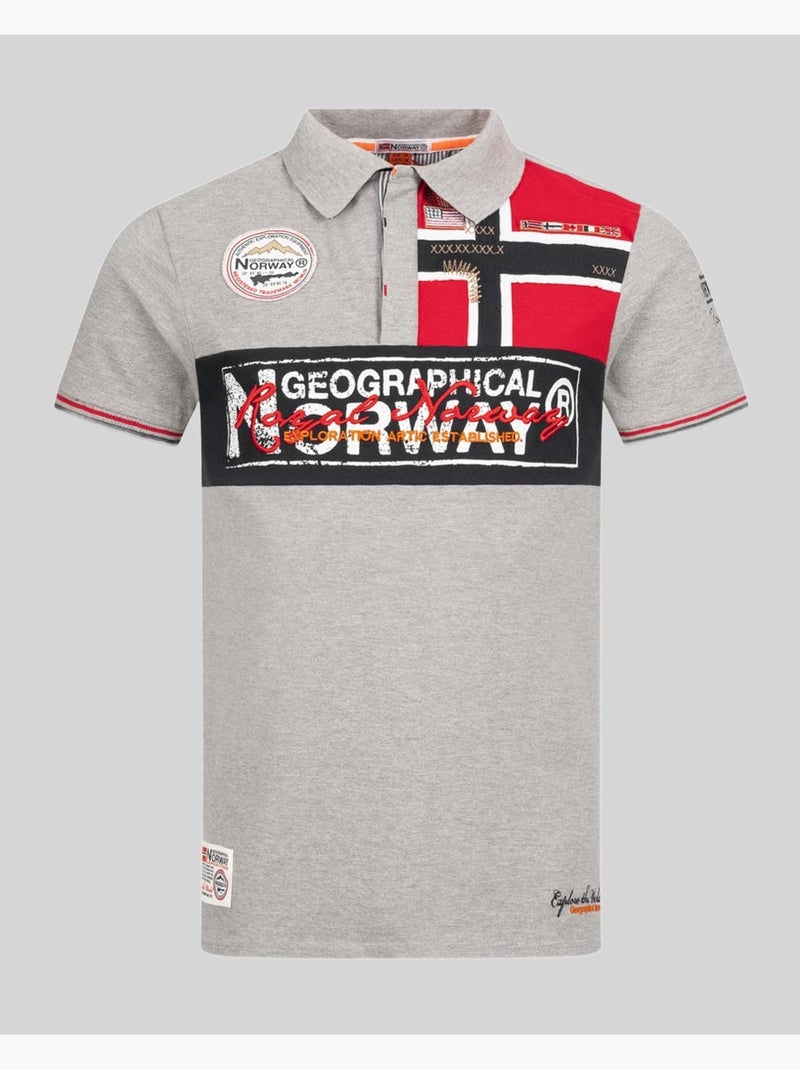 Polo kidney – geographical norway Gris claro - Kiabi
