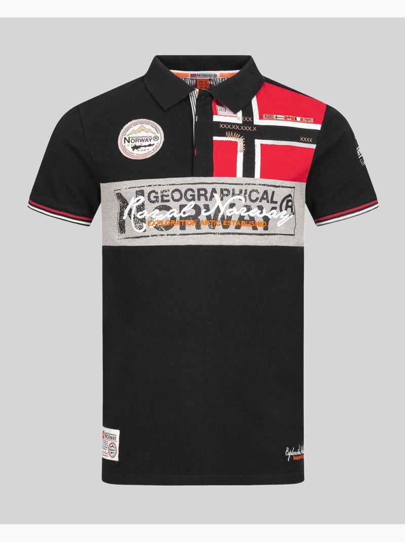 Polo kidney – geographical norway Negro - Kiabi