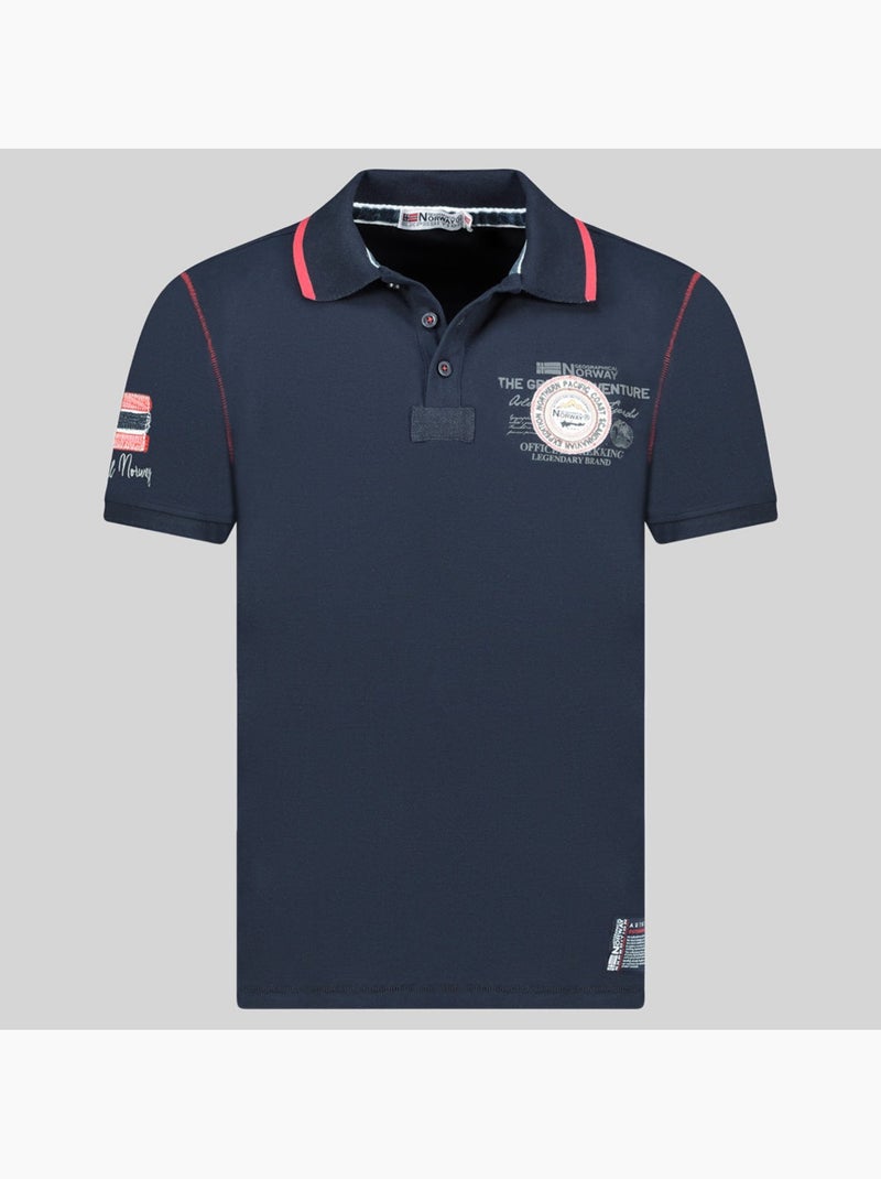 Polo kilsvik – geographical norway Azul marino - Kiabi