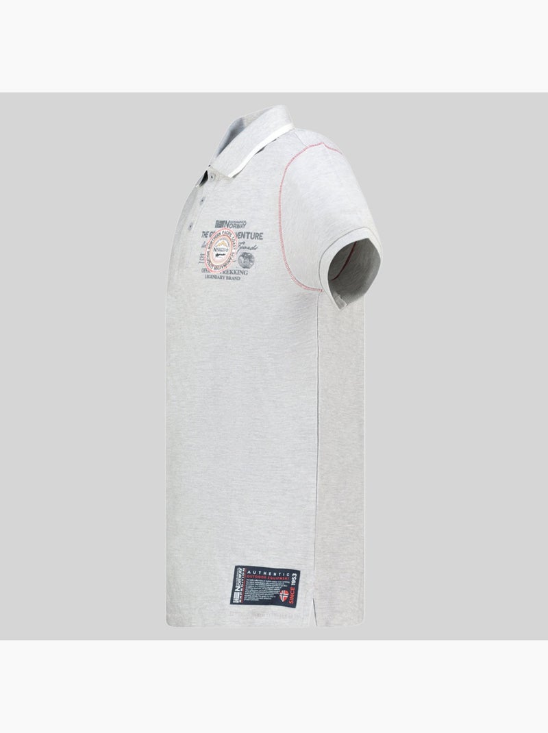 Polo kilsvik – geographical norway Gris claro - Kiabi