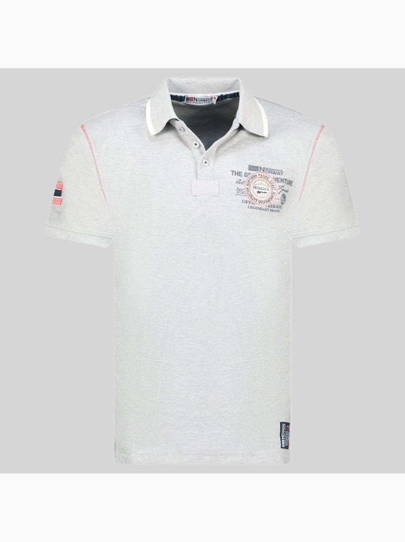 Polo kilsvik – geographical norway Gris claro - Kiabi
