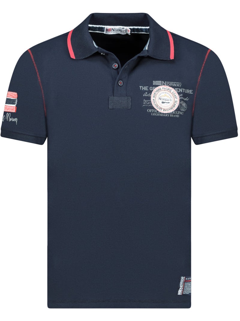 Polo kilsvikeak – canadian peak Azul marino - Kiabi