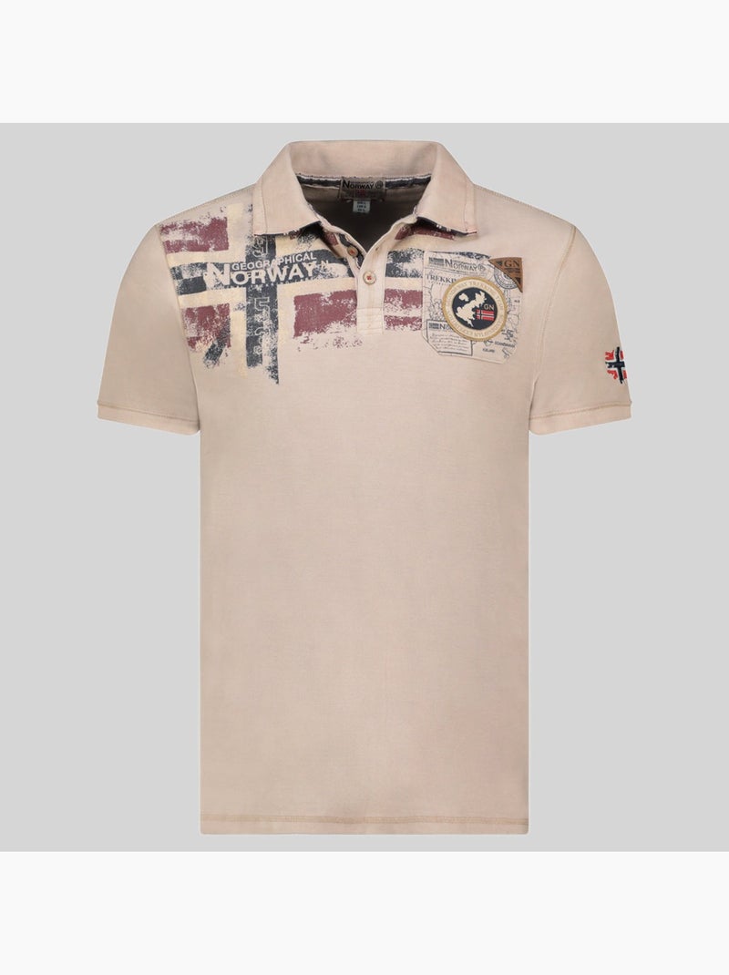 Polo kimac – geographical norway Beige - Kiabi