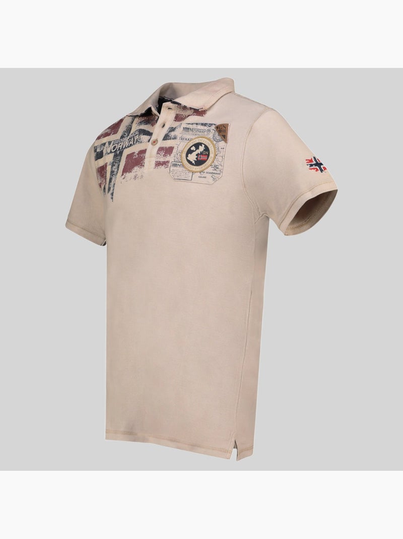 Polo kimac – geographical norway Beige - Kiabi