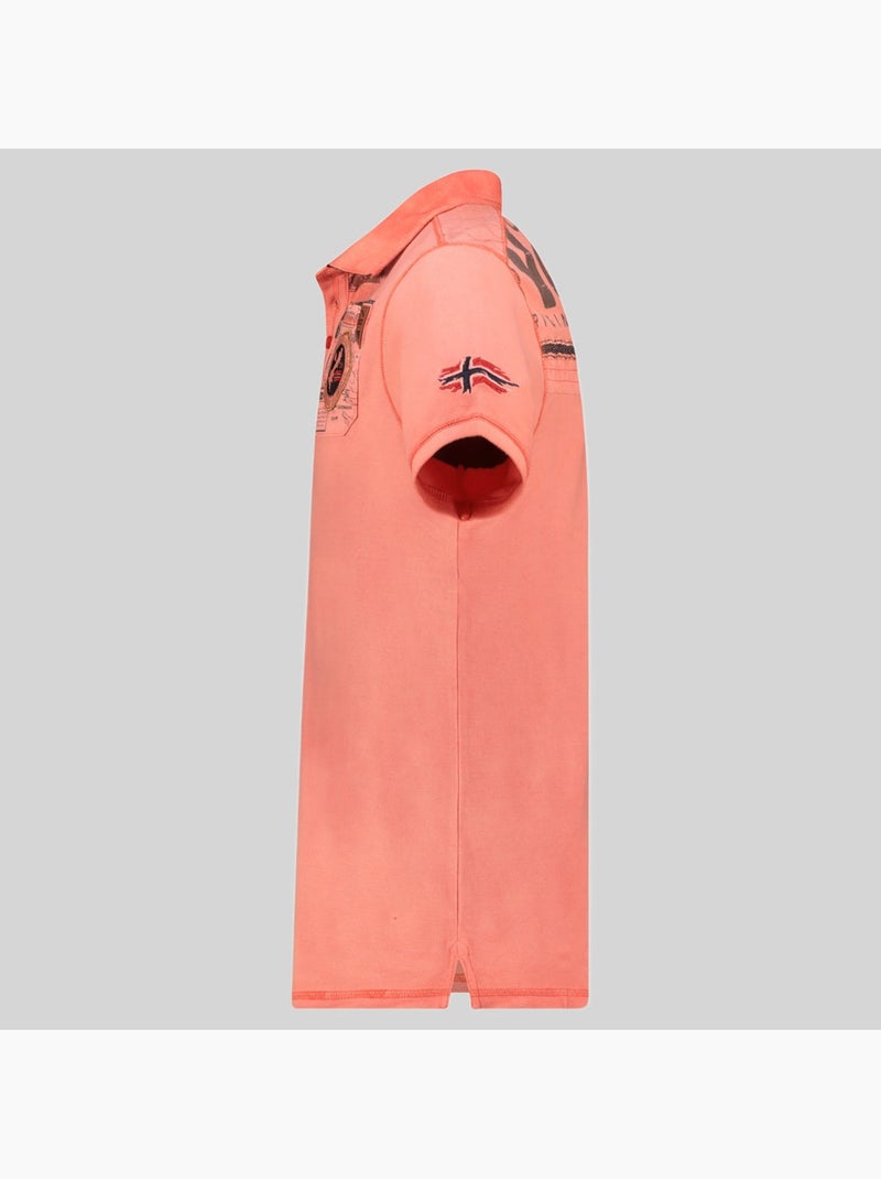 Polo kimac – geographical norway Coral - Kiabi