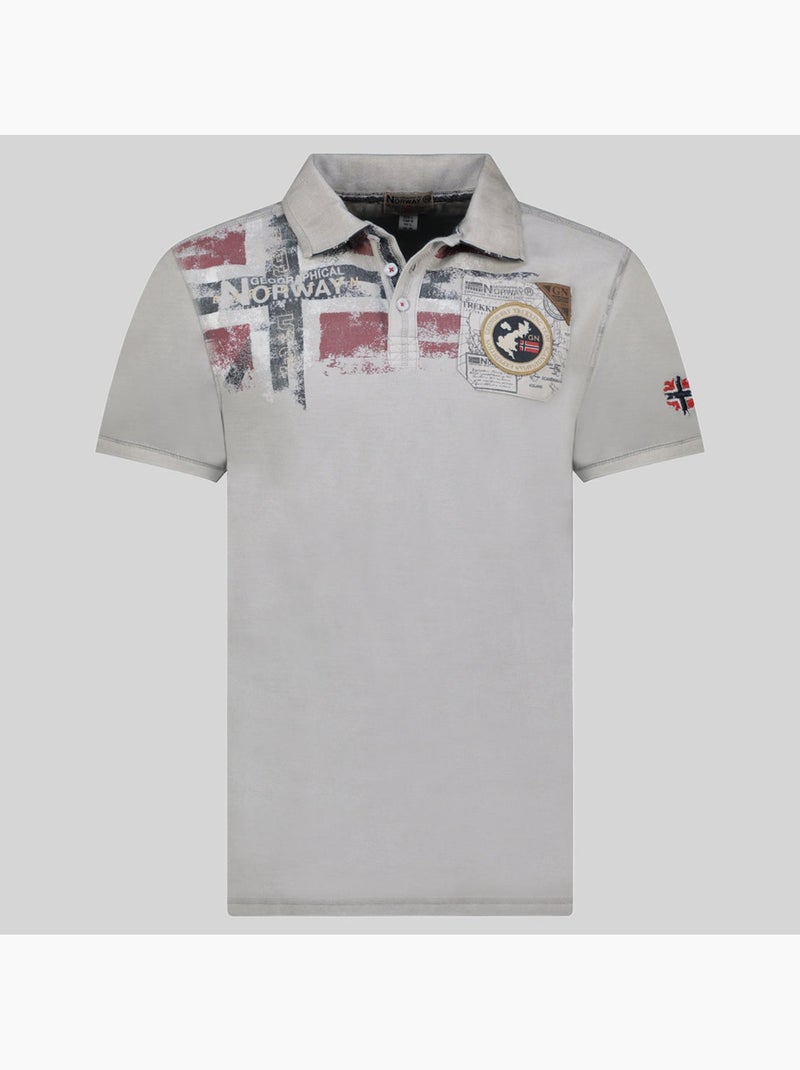Polo kimac – geographical norway Gris claro - Kiabi