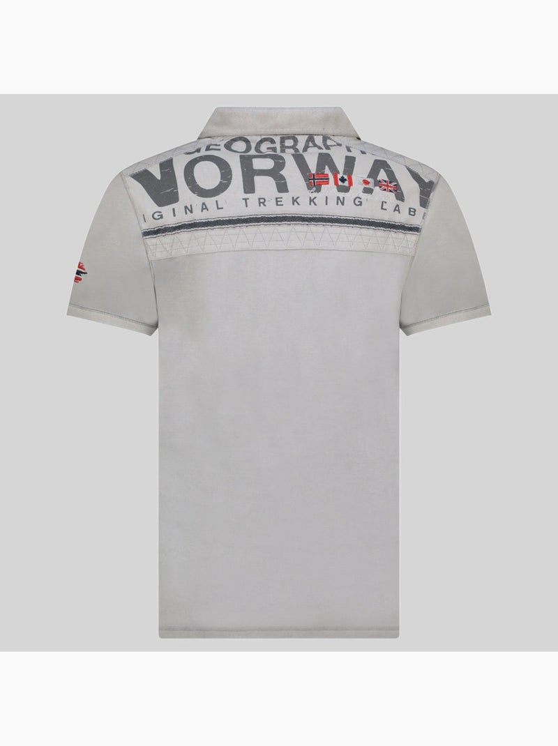Polo kimac – geographical norway Gris claro - Kiabi