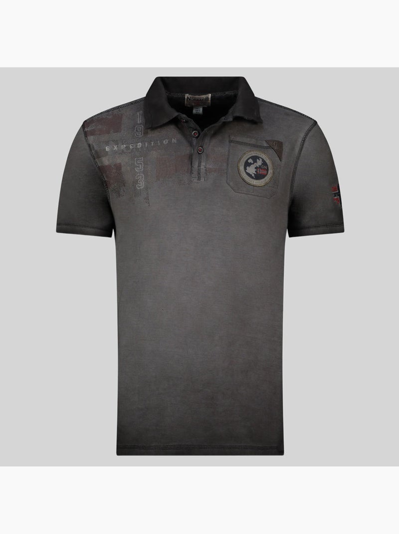 Polo kimac – geographical norway Negro - Kiabi