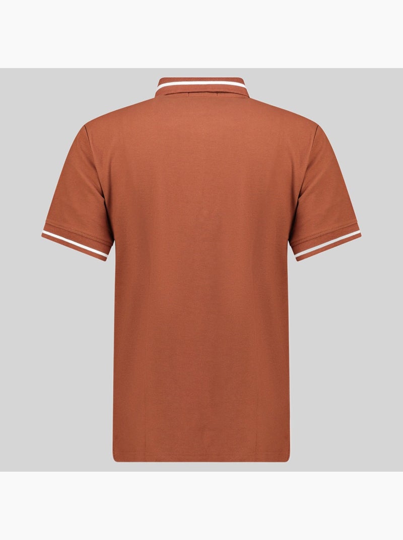 Polo klerio – geographical norway Rojo ladrillo - Kiabi