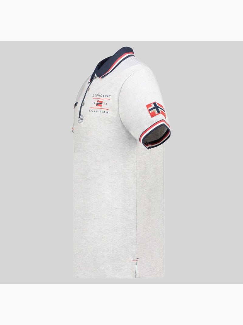 Polo konbustyble – geographical norway Gris claro - Kiabi