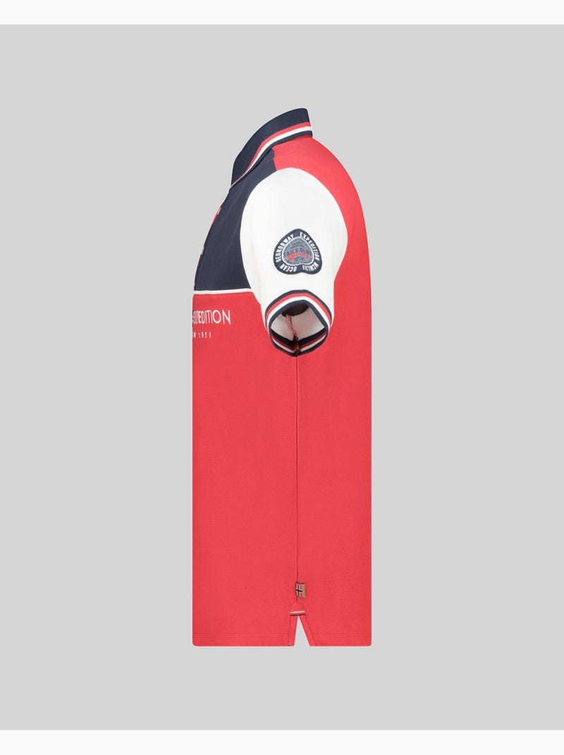 Polo kondo – geographical norway Rojo - Kiabi