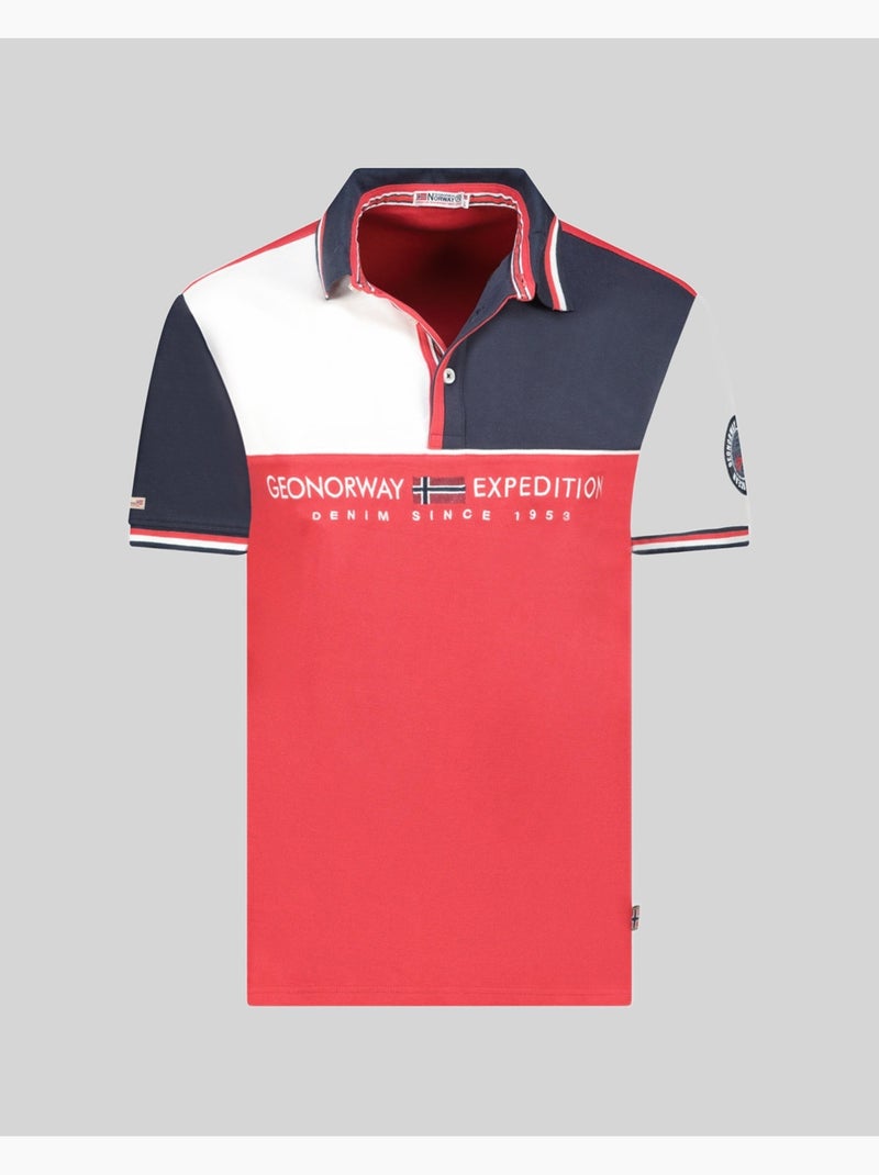 Polo kondo – geographical norway Rojo - Kiabi