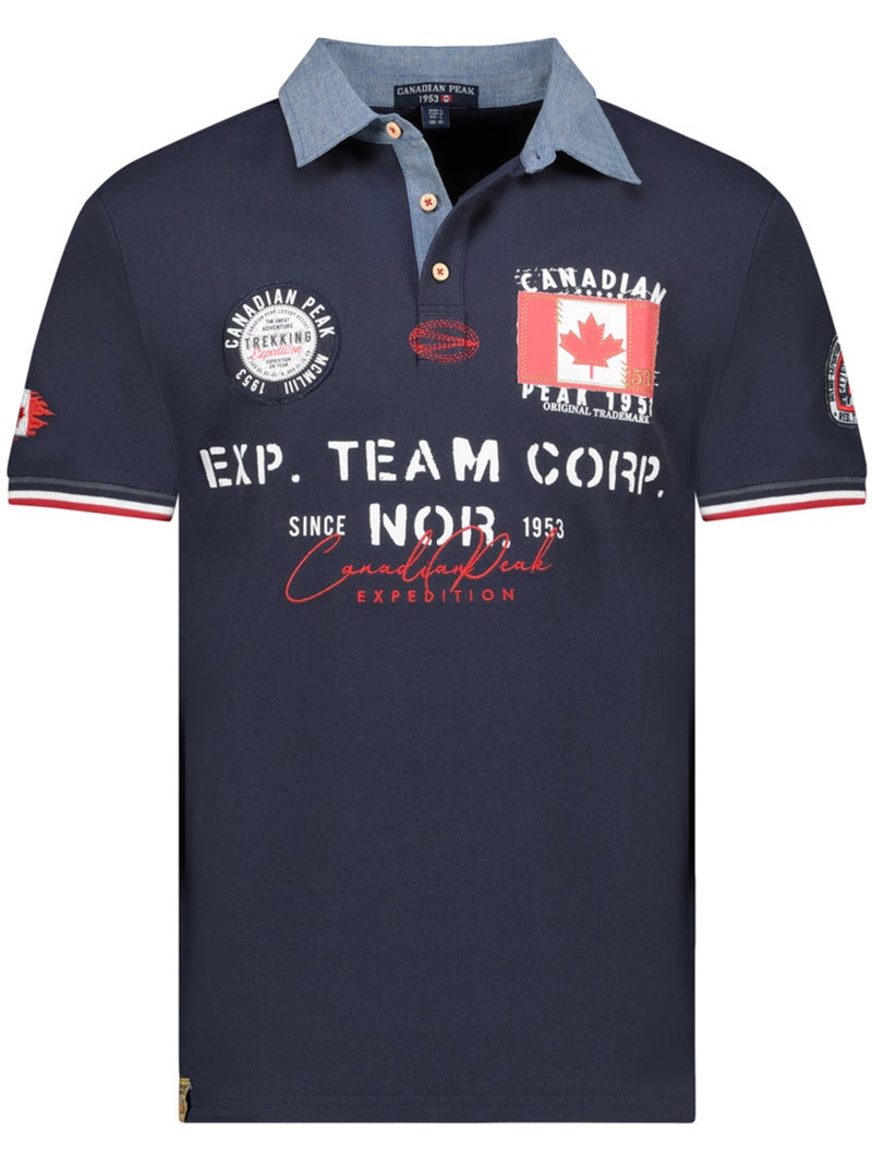 Polo kopteak – canadian peak Azul marino - Kiabi