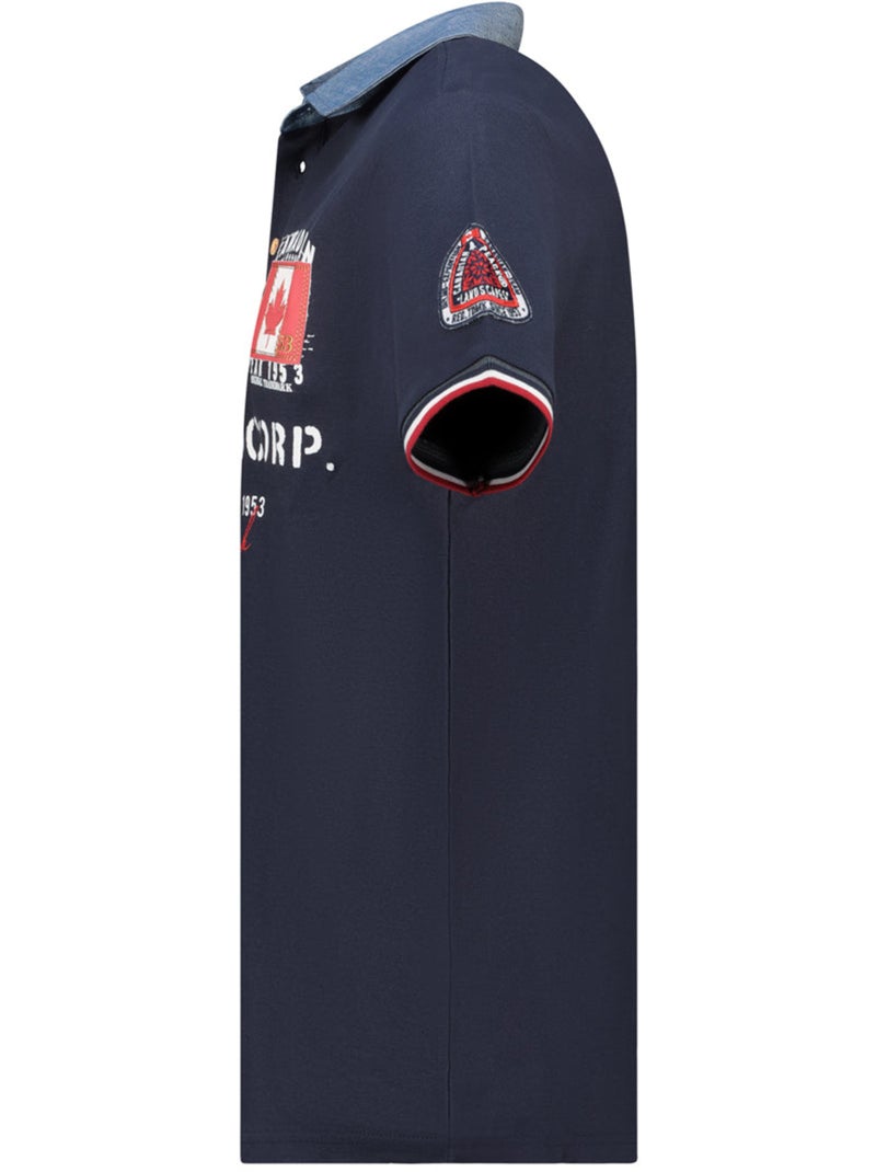 Polo kopteak – canadian peak Azul marino - Kiabi