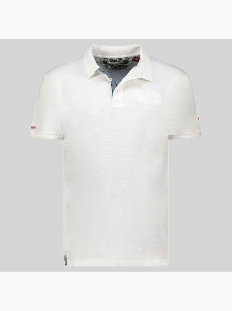 Polo kslub – geographical norway Blanco - Kiabi