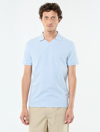 Polo liso de manga corta