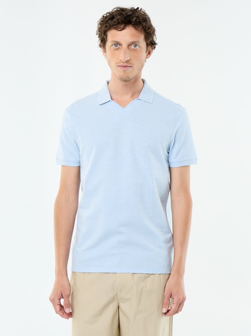 Polo liso de manga corta - Kiabi Polo liso de manga corta - Kiabi